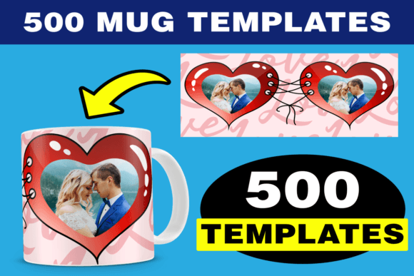 500 Mug Templates for Sublimation: Unlocking Creative Freedom