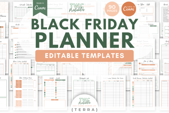 Black Friday Planner Canva Templates: Your Sales Event Command Center