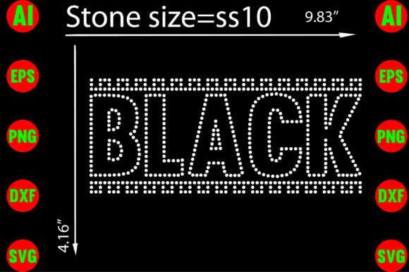 Black Rhinestone Templates Design: A Guide to Instant Sparkle