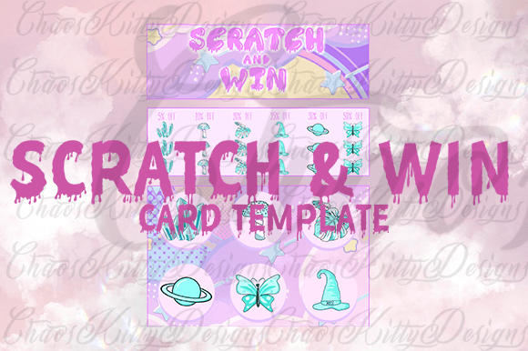 Cute Scratch and Win Card Templates: A Fresh Marketing Strategy