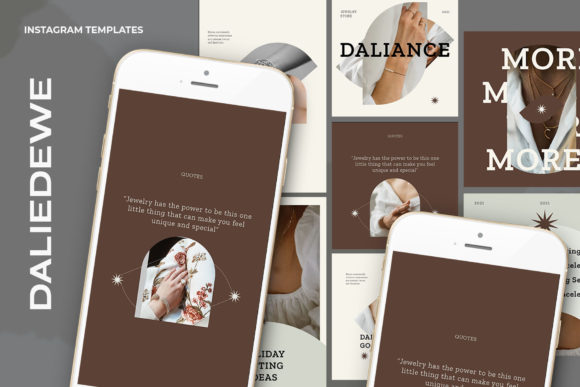 Daliedewe Instagram Templates: A Designer's Time-Saver