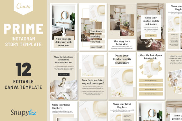 Prime Instagram Story Canva Templates: Your Visual Shortcut