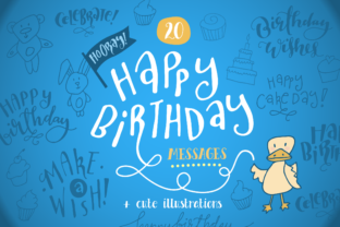 Sweeten Your Designs with Hand-Drawn Birthday Messages