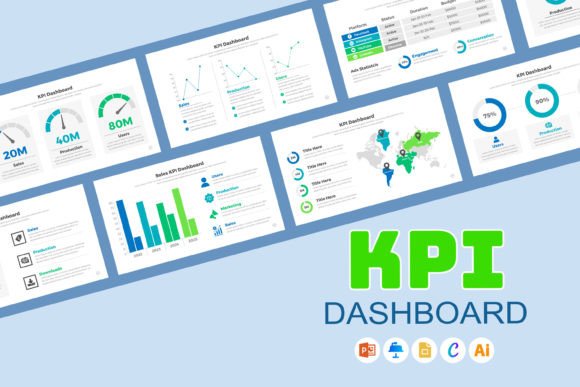 Transform Data into Storytelling with KPI Diagram Infographic Templates
